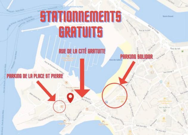 Appartement Aquaroom Rdc - Plage 50M - Rue Gratuite Saint-Malo Eksteriør bilde
